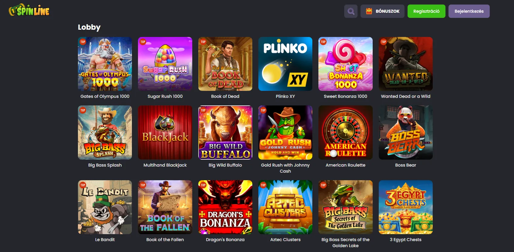 Legjobb nyerőgépek a legális kaszinókban