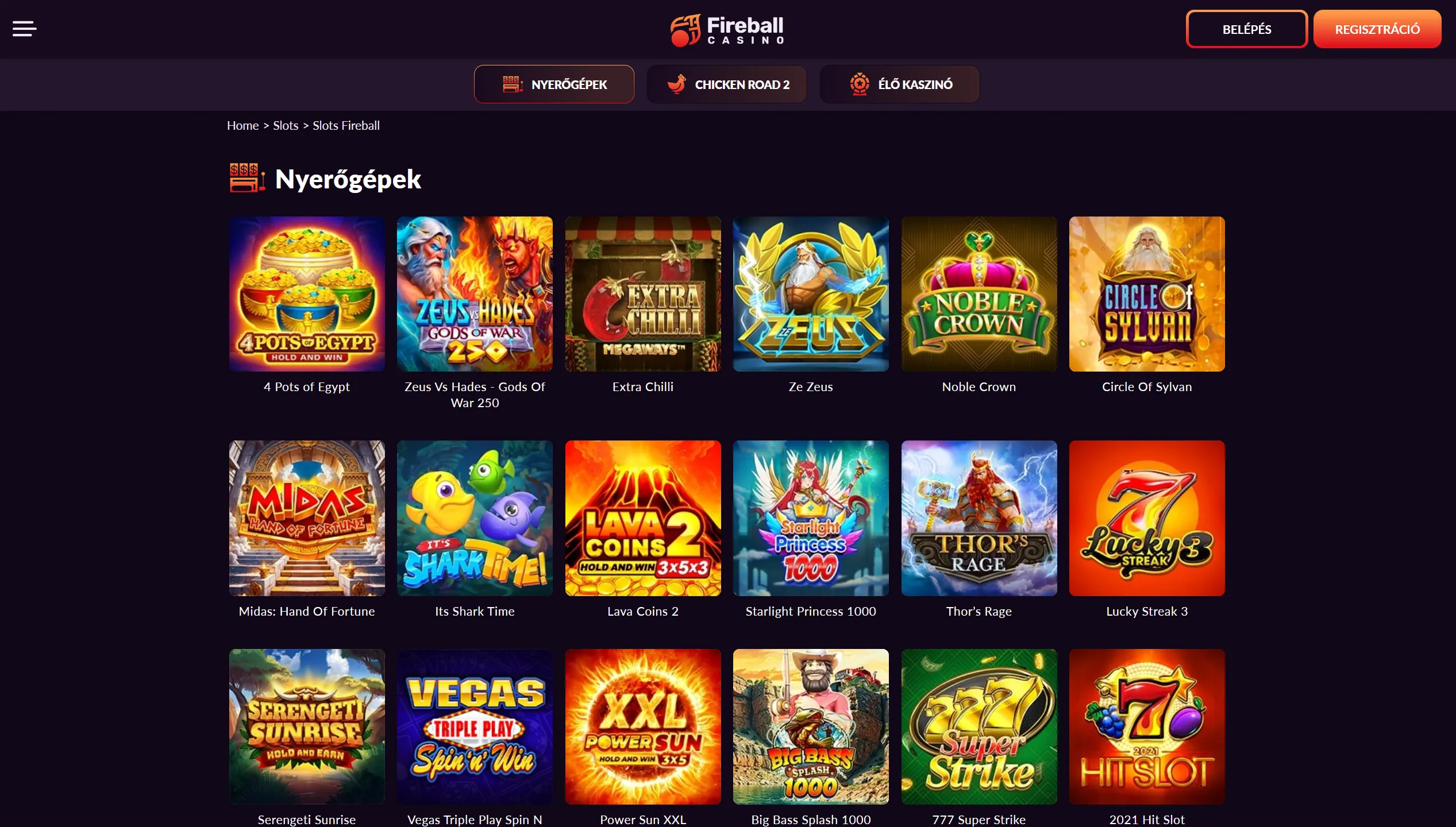 Legjobb nyerőgépek az online kaszinókban