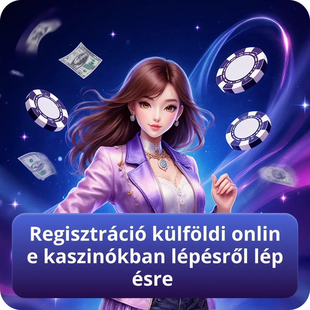 Regisztráció külföldi online kaszinókban lépésről lépésre